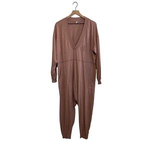 Free People Intimately Jumpsuit Dusty Pink Rose Romper Medium